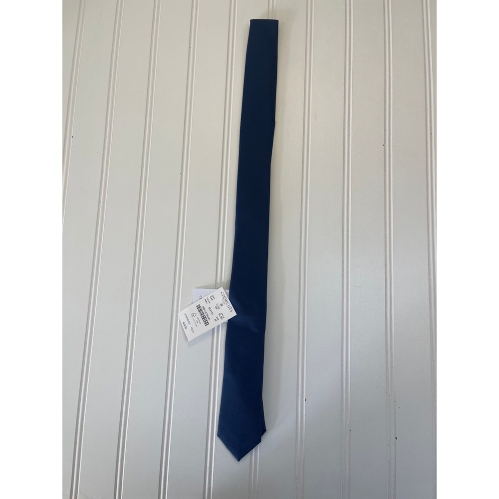 NWT Crewcuts Boys Navy Blue Twill Necktie 42 Inch Preppy - Picture 2 of 6